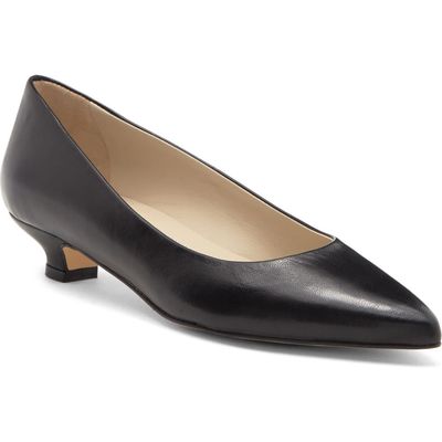 Amalfi by Rangoni Ardesia Pointed Toe Pump in Black Parmasoft 