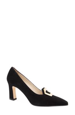 Amalfi by Rangoni Istrice Pointed Toe Pump in Black Cashmere