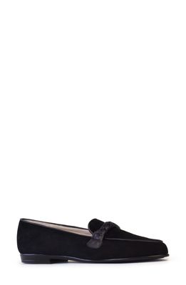 Amalfi by Rangoni Obelix Braided Strap Loafer in Black Cashmere/Black