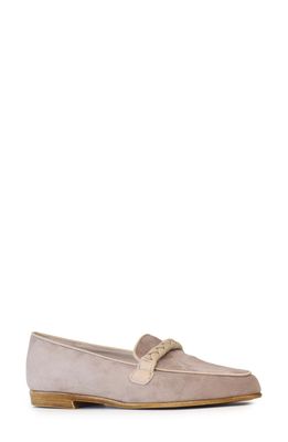 Amalfi by Rangoni Obelix Braided Strap Loafer in Taupe Cashmere/Incenso