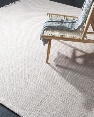 Amalie Pewter Hand-Woven Flat Weave Runner, 3' x 8'