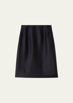 Amalie Satin Silk Short Skirt