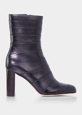 Amanda Leather Ankle Booties