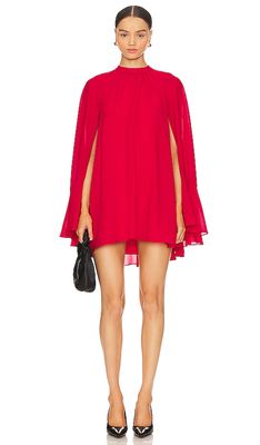 Amanda Uprichard Sancerre Mini Dress in Red