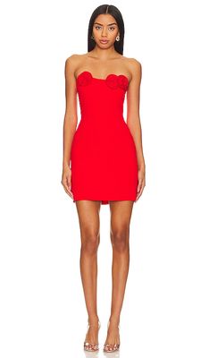 Amanda Uprichard X REVOLVE Sabine Mini Dress in Red