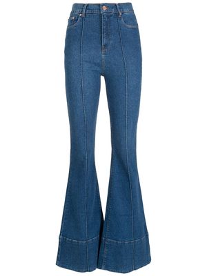 Amapô high-rise flared jeans - Blue