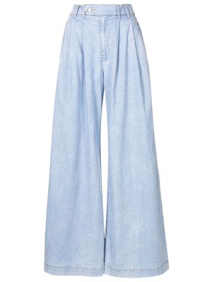 Amapô wide-leg jeans - Blue