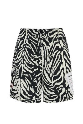 Amaranto Patterned Cotton Bermuda Shorts