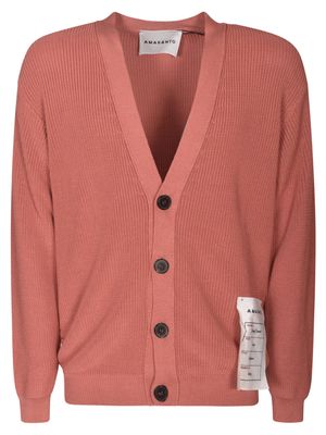 Amaranto V-neck Ribbed Cardigan