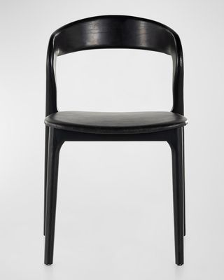 Amare Leather Dining Side Chair