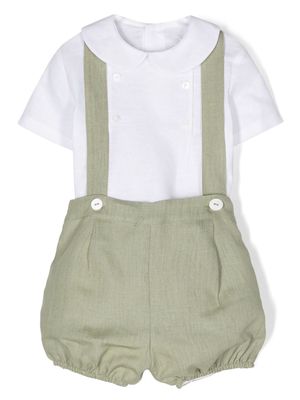 AMAYA linen shorts set - White