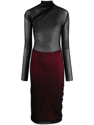 Amazuìn Alen layered minidress - Black