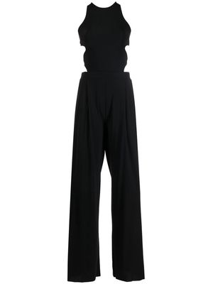 Amazuìn cut-out tie-fastening jumpsuit - Black