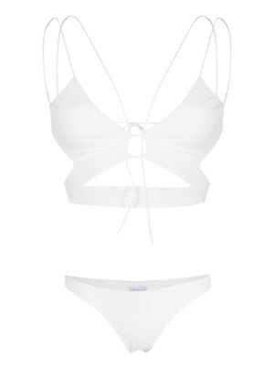Amazuìn Jany two-piece bikini - White