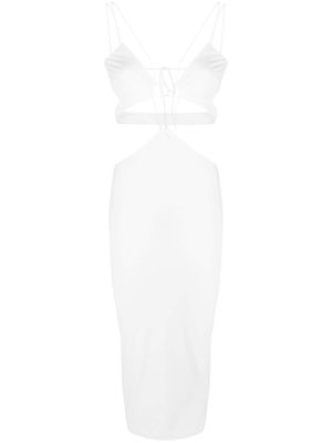 Amazuìn Klea cut-out midi dress - White
