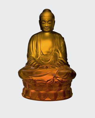 Amber Buddha Figure