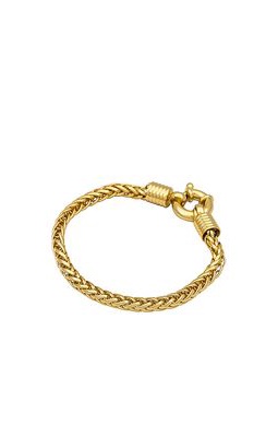 Amber Sceats x REVOLVE Braided Bracelet in Metallic Gold.