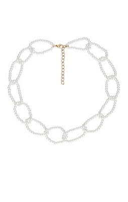 Amber Sceats x REVOLVE Lexi Necklace in White.