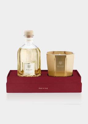 Ambra 8.4 oz. Diffuser and Candle Holiday Gift Set
