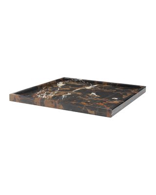 Ambrosia Collection 12" Honed Finish Marble Tray