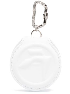 AMBUSH Amblem-embossed leather AirPods case - White