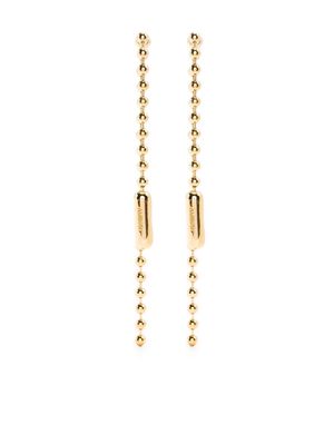 AMBUSH ball-chain drop earrings - Gold