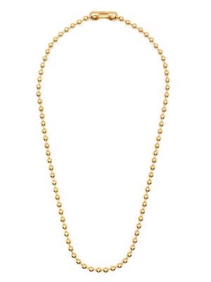 AMBUSH ball-chain gold plated necklace