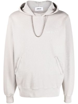 AMBUSH Ballchain cotton hoodie - Grey