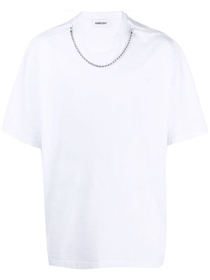 AMBUSH Ballchain cotton T-shirt - White