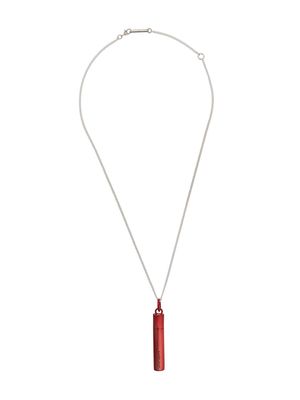 AMBUSH bar pendant necklace - Red