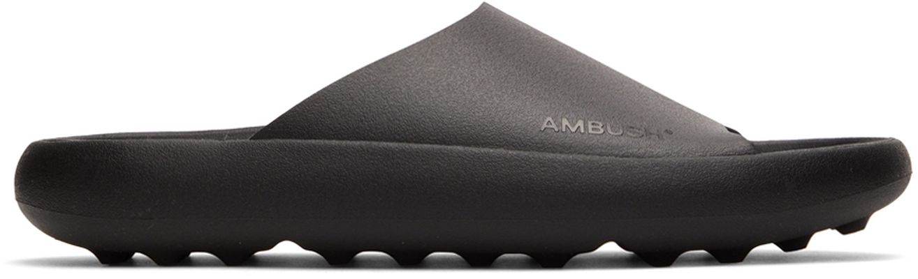 AMBUSH Black Rubber Slides
