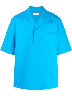 AMBUSH button-front short-sleeve shirt - Blue