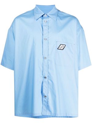 AMBUSH buttoned bowling shirt - Blue