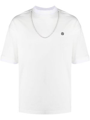AMBUSH chain-link detail T-shirt - White