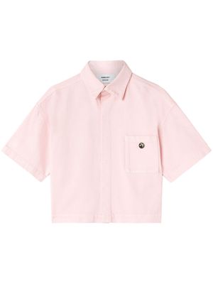 AMBUSH chest-pocket cotton shirt - Pink