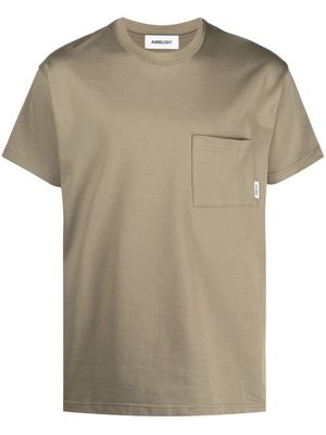 AMBUSH chest-pocket cotton T-shirt - Green