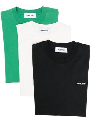 AMBUSH Cloud Dancer organic cotton T-shirts - Green
