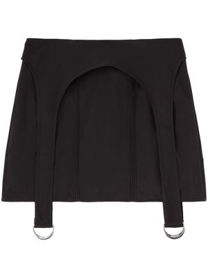 AMBUSH corset mini skirt - Black