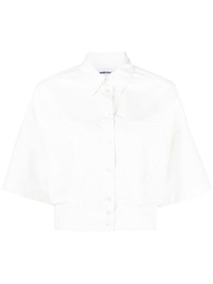 AMBUSH cropped button-up shirt - White