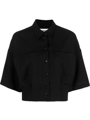 AMBUSH cropped cotton shirt - Black