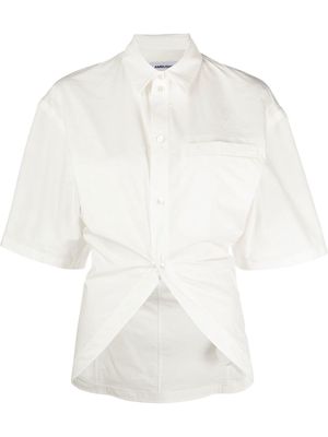 AMBUSH cropped short-sleeve shirt - White