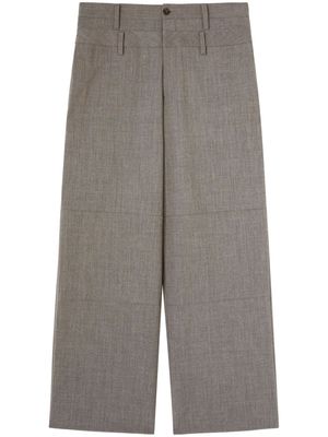AMBUSH double belted wide leg trouser - Grey