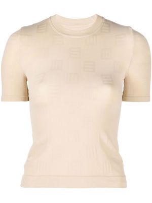 AMBUSH fitted crew-neck short-sleeve T-shirt - Neutrals
