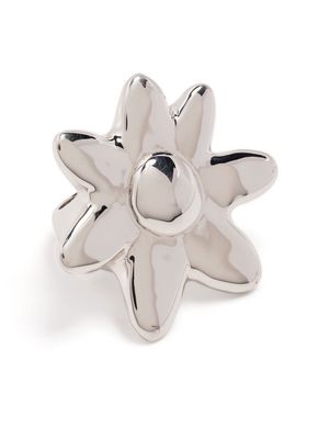 AMBUSH floral-shaped ring - Silver