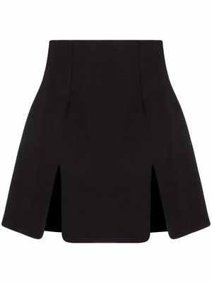 AMBUSH front slits high waist skirt - Black