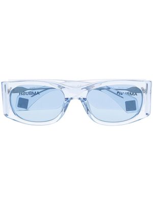 AMBUSH Gaea transparent-frame sunglasses - Blue