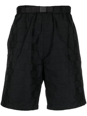 AMBUSH geometric-print track shorts - Black