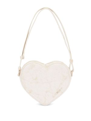AMBUSH Heart leather shoulder bag - White