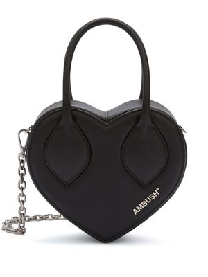 AMBUSH heart-shaped shoulder bag - Black