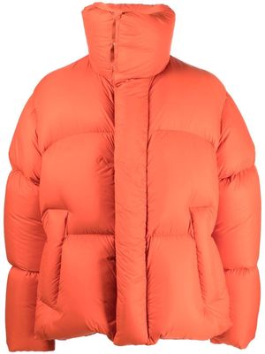 AMBUSH high-collar padded short jacket - Orange